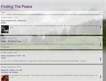 Tablet Screenshot of finding-the-peace.com